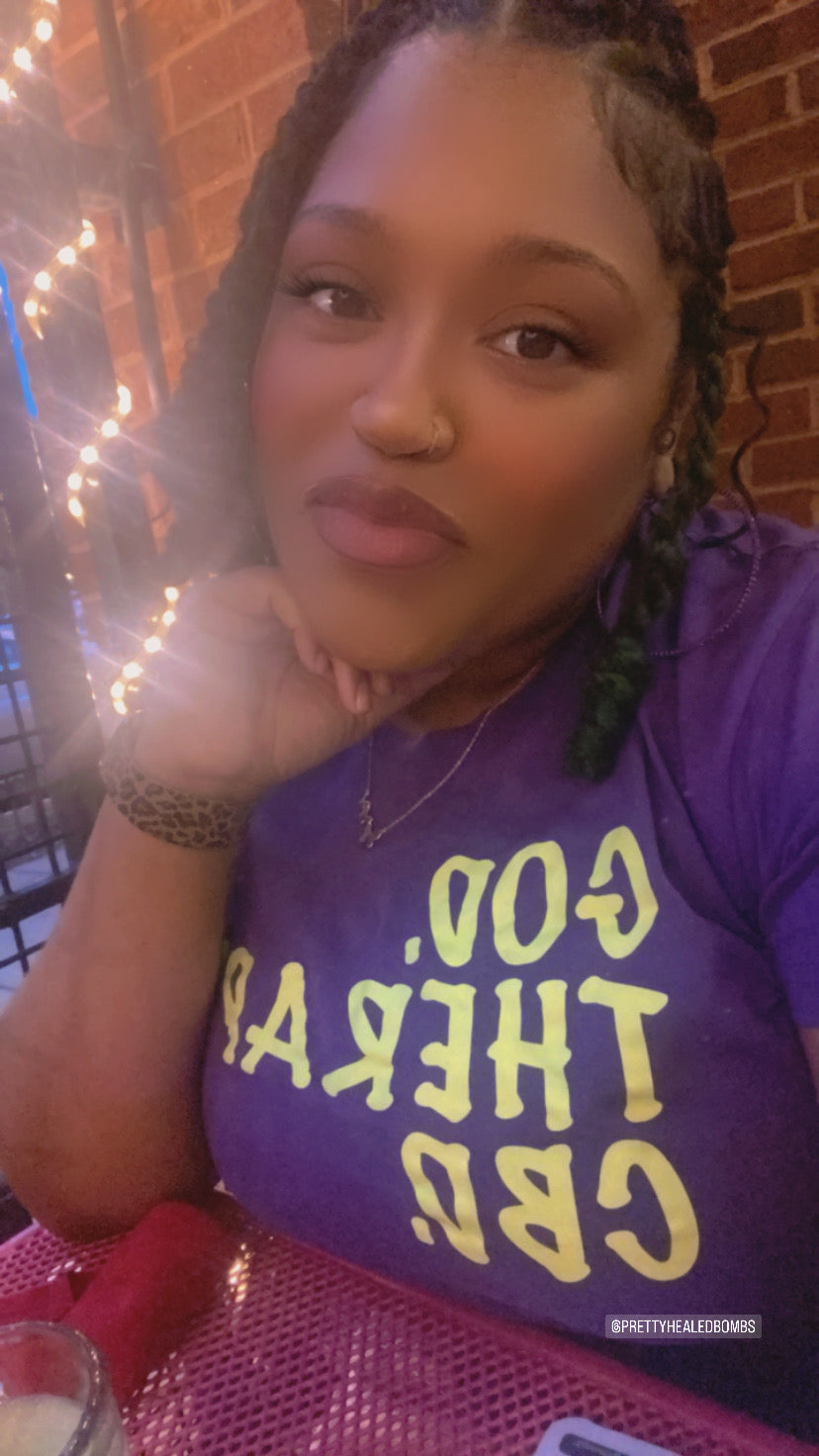 GOD. Therapy. CBD. TSHIRT