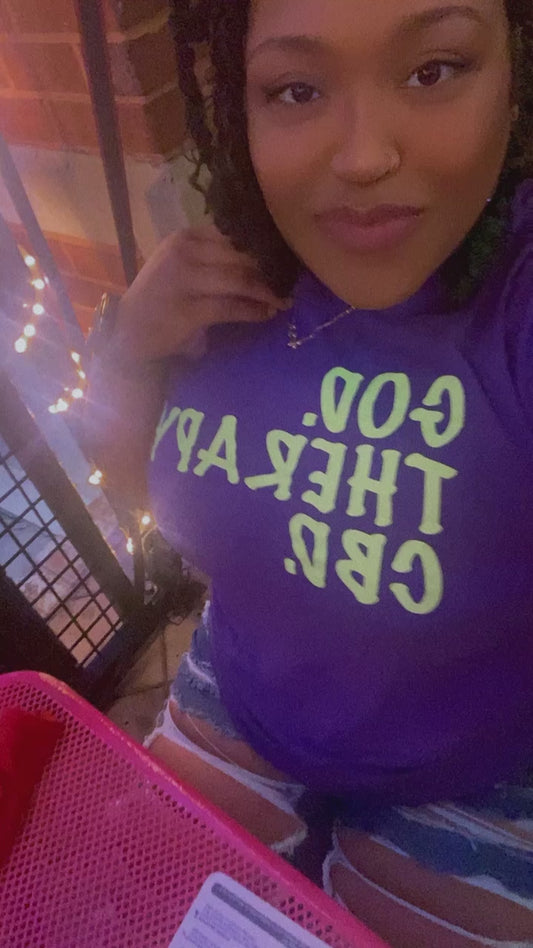 GOD. Therapy. CBD. TSHIRT